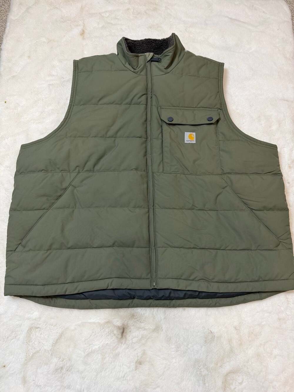 Carhartt Montana Loose Fit Insulated Vest Size 2XL Green 105475 DOV